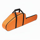 nzmegabuy orange deluxe chainsaw carry bag with black handles and bar cover for 18 to 20 inch chainsaws
