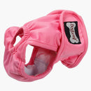 nzmegabuy pink washable female dog diaper with mesh lining and adjustable velcro closure for sanitary protection