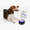 nzmegabuy dog training communication button with a beagle pressing the blue recordable toy for interactive play