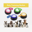 nzmegabuy set of four colourful recordable pet training buttons with various dogs and cats on a white background