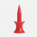 nzmegabuy 30mm red plastic step castle golf tee for consistent height during iron and hybrid practice