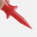 nzmegabuy red plastic step castle golf tee for consistent height during iron and hybrid practice sessions