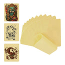 nzmegabuy 5-piece set of 3mm thick silicone tattoo practice skins for double-sided shading and outlining techniques