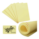nzmegabuy 5pcs double-sided silicone tattoo practice skin sheets, 3mm thick for outlining and shading techniques