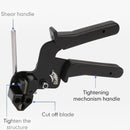 nzmegabuy heavy duty black stainless steel cable tie gun with adjustable tension and integrated cutter rod