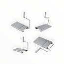 nzmegabuy stainless steel cheese cutting board with integrated wire slicer for consistent cheese slicing