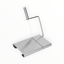 nzmegabuy stainless steel cheese cutting board with an integrated wire slicer for consistent cheese slicing