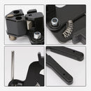 nzmegabuy heavy duty black steel cable tie gun with adjustable tensioner and cutter for stainless steel ties