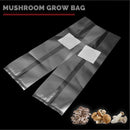nzmegabuy transparent polypropylene mushroom grow bags with air-vent filter patches for spawn and grain cultivation