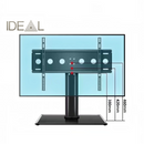 nzmegabuy universal tabletop TV stand for 32 to 55 inch screens with adjustable steel mounting bracket and glass base