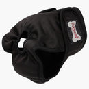 nzmegabuy washable black female dog diaper with velcro closures and mesh lining for sanitary protection