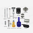 nzmegabuy 506-piece stainless steel watch repair tool kit with carrying case, screwdrivers, and case openers