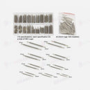 nzmegabuy watch strap spring bar assortment kit with various sizes from 8mm to 25mm in a clear storage container