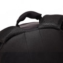 nzmegabuy black waterproof camera backpack featuring a padded handle and breathable mesh shoulder straps