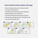 nzmegabuy weather seal strip installation guide showing seven different applications for windows and doors