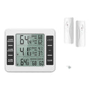nzmegabuy wireless digital fridge and freezer thermometer with large LCD display and two remote sensors