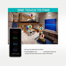 nzmegabuy wireless key finder set with colour-coded transmitter and four receivers for locating lost items