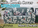 Stretch Sofa Cover Loung Couch Removable Slipcover 1/2/3/4Seater+1 Cushion Cover * Young *4 Sizes
