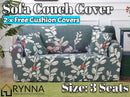 Stretch Sofa Cover Loung Couch Removable Slipcover 1/2/3/4Seater+1 Cushion Cover * Young *4 Sizes