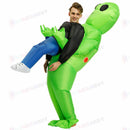 Inflatable Costume cosplay dress Green Alien