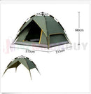 4 Person Double Layer  Instant Pop-up Camping Tent