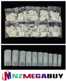 500pcs Natural Acrylic Half Cover Nail Art Tips
