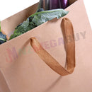 20 x Kraft Brown Paper Carry Bags Gift Carry Shopping Bags Bulk Handles*6Sizes