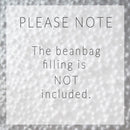 LAZY BEAN®  Velvet Floor Cushion cover * 135 x 105CM