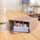 20 x Kraft Brown Paper Carry Bags Gift Carry Shopping Bags Bulk Handles*6Sizes