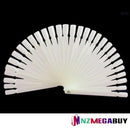 50 x Nail Art Tips Polish Practice Display Foldable