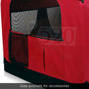 LOVEPET® Red* Portable Soft Pet Travel Dog Crate *6 Sizes