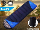 Camping Envelope Sleeping Bag Single -15°C Blue