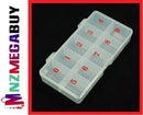 10 Compartment  Case Box  for Nail Art Tip Organizer