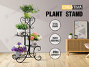 4 Pot Plant Stand Shelf 82cm outdoor indoor