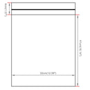 100 Cello Bags Cellophane Clear Resealable Plastic Self Seal Adhesive *15 Sizes