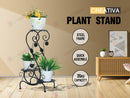 Plant Stand 3 Tier Black