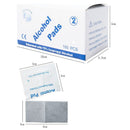 100PC Nail Alcohol Pads Skin Swabs Wipes Cleansing