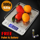 Kitchen Food Scale Digital LCD Electronic Balance Weight Postal Scales *4 Sizes