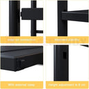 Microwave Shelf Holder Black 3 Tier Expandable
