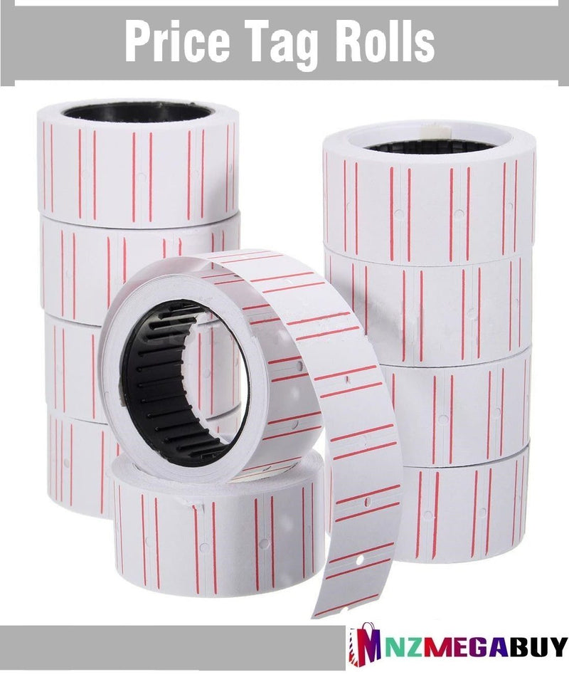 Pricing Tag Thread 10 x PRICING PRICE TAG LABEL ROLLS