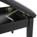 Piano Leather Stool - 75cm Long