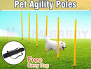 Portable Dog Training Practice Poles Agility Pole