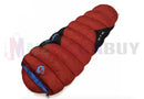 Camping Mummy Sleeping Bag Single -8°C Red