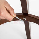 2 x Bentwood Wooden PU Kitchen Swivel Bar Stool Black