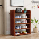 5 Tiers Wooden Shoe Rack Cabinet "Brown"