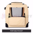 Collapsible Soft Dog Crate cage Travel *Navy Blue* 6 Sizes