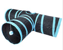 Pet Tunnel 3 way * Blue & Black