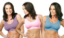 3pc Cozy Seamless Sports Leisure Bra *6 Sizes
