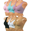 3pc Cozy Seamless Sports Leisure Bra *6 Sizes