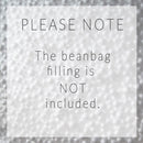 Bean Bag cover* LAZY BEAN® OXFORD OTTOMAN Indoor/Outdoor Anti UV / Waterproof